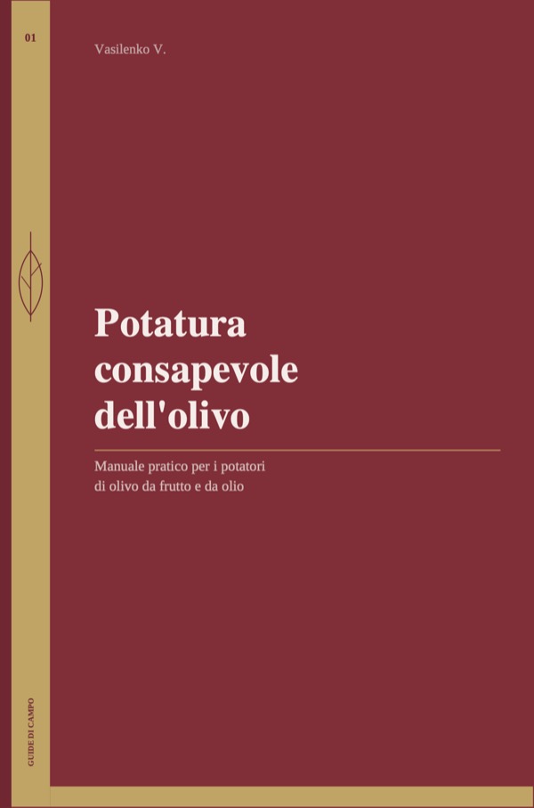Copertina guida Potatura consapevole dell'olivo